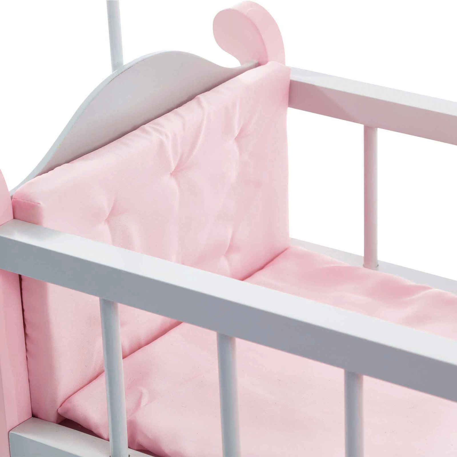 Olivia's little world polka 2025 dots princess baby doll crib