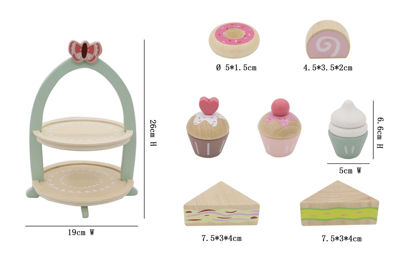 Wooden Afternoon Tea Set Toy