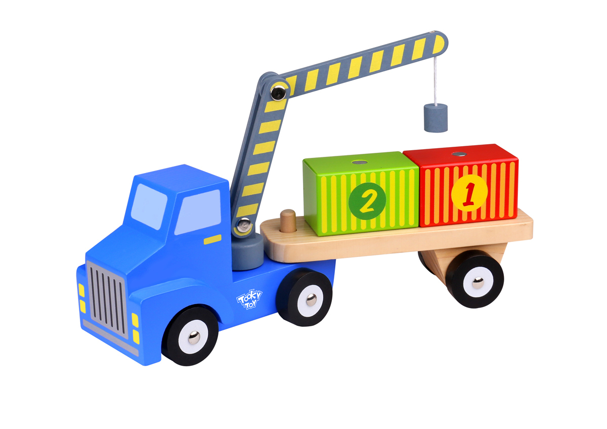 Wooden Transporter Truck Toys