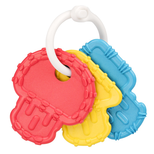 BKids Bebee Animal Infant Baby Teething Pals Toy BPA Free Soothe Tender Gums 